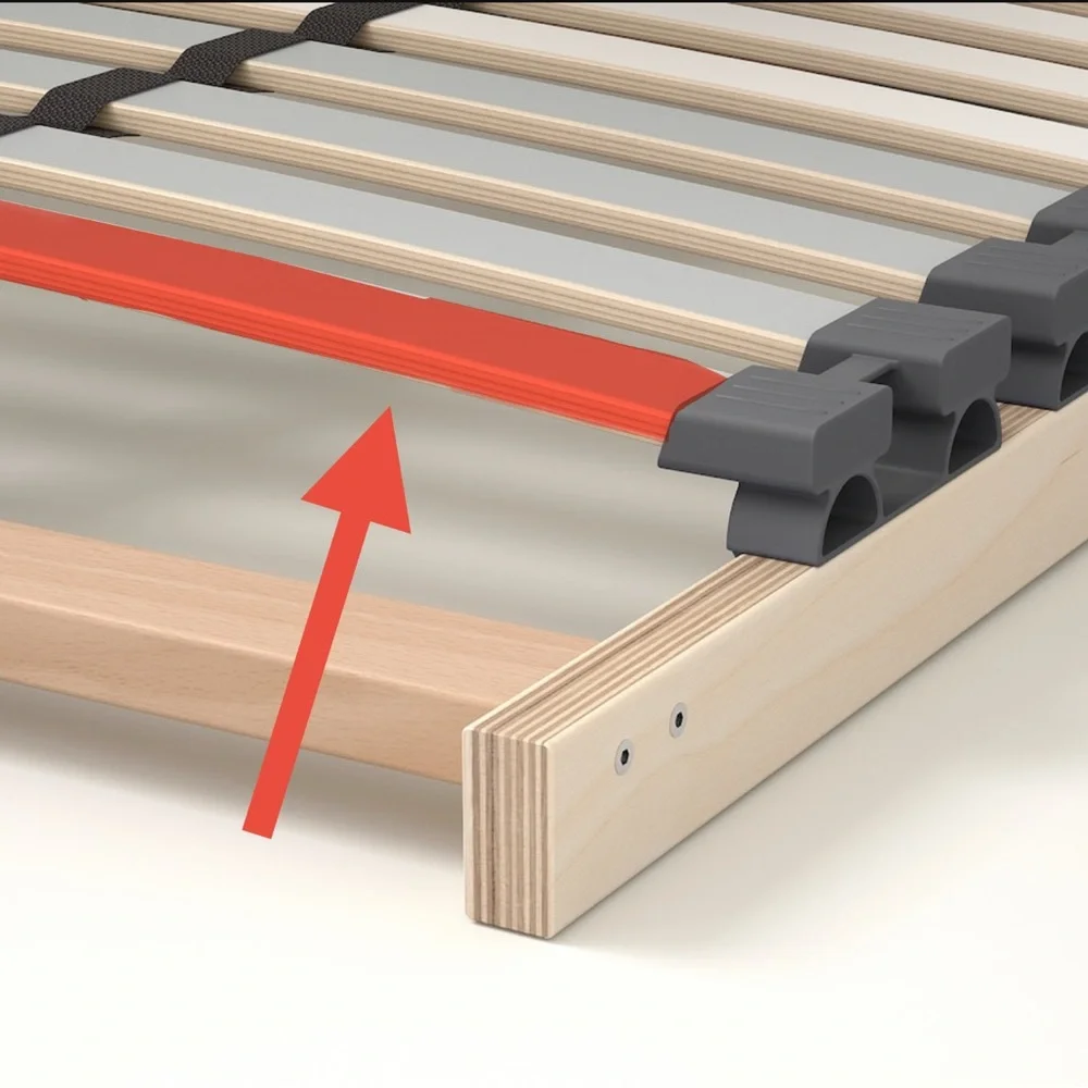 IKEA replacement board for LONSET slatted bad base